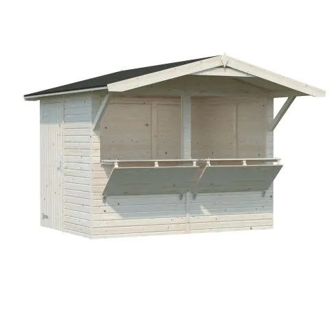 Begränsat erbjudande Stella Palmako Kiosk 5,2 m²/inv. 5 m², utan golv, obehandlad